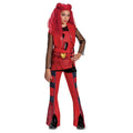 Disguise Girls' Disney's Descendants 4: Rise of Red Classic Red Costume - Size 10-12
