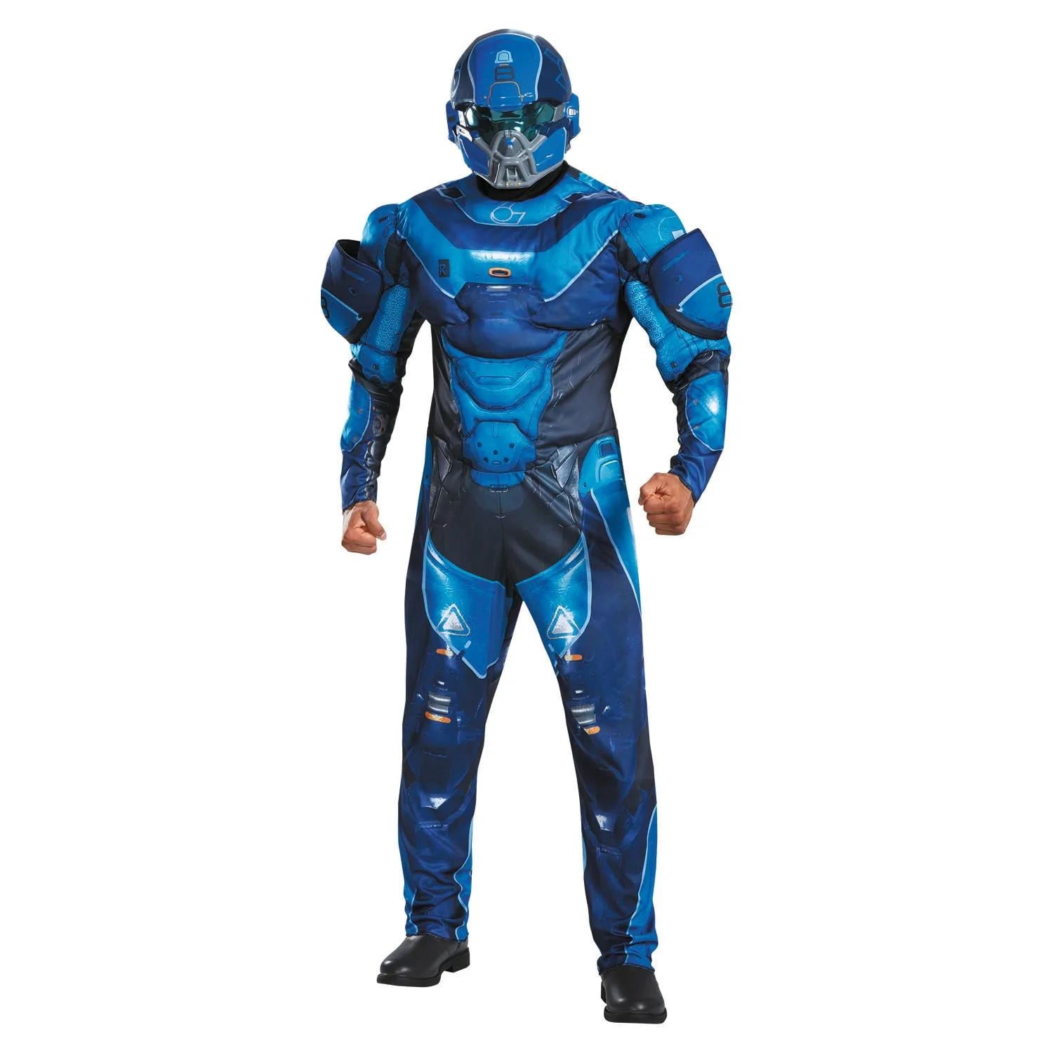 Disguise Mens HALO Red Spartan Muscle Costume - Size XX Large