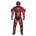 Disguise Mens HALO Red Spartan Muscle Costume - Size XX Large