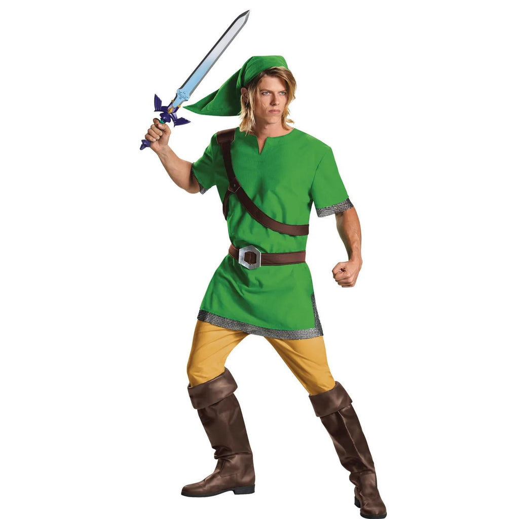 Disguise Mens Legend of Zelda Classic Link Costume - Size Large/X Large