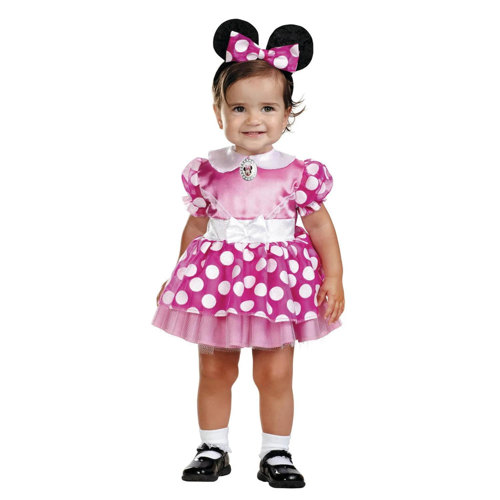 Disguise Baby Minnie Mouse Costume for Toddler Girls, Size 12-18 Months
