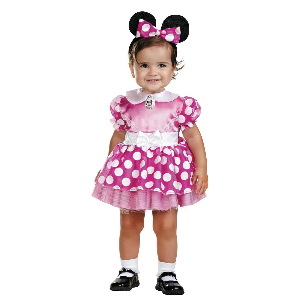 Disguise Baby Minnie Mouse Costume for Toddler Girls, Size 12-18 Months