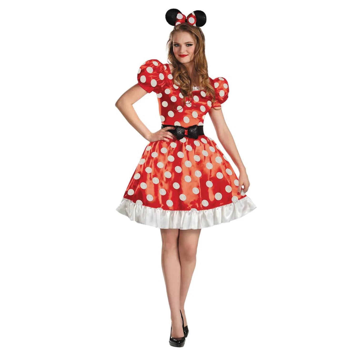 Disguise Womens Minnie Mouse Costume - Size Large