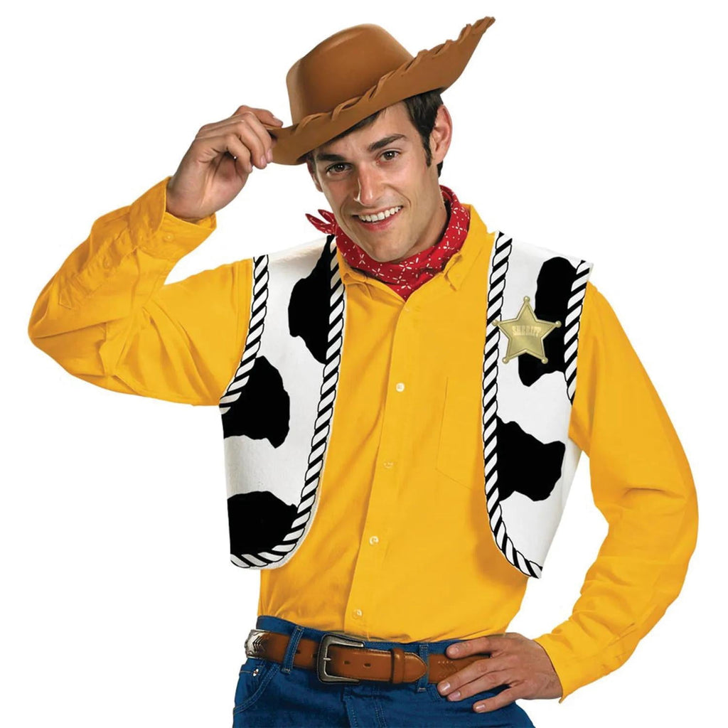 Disney Pixar Toy Story Woody Men\'s Halloween Fancy-Dress Costume for Adult, One Size