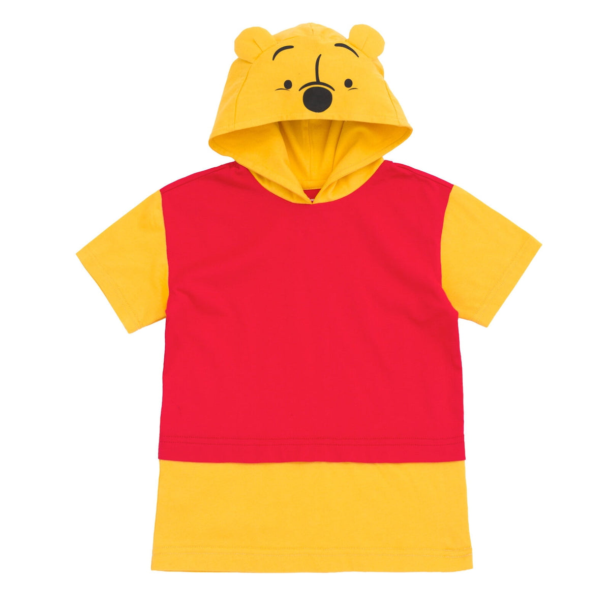 Disney Winnie the Pooh Little Boys' Cosplay Short Sleeve Hooded T-Shirt Eeyore Blue Grey