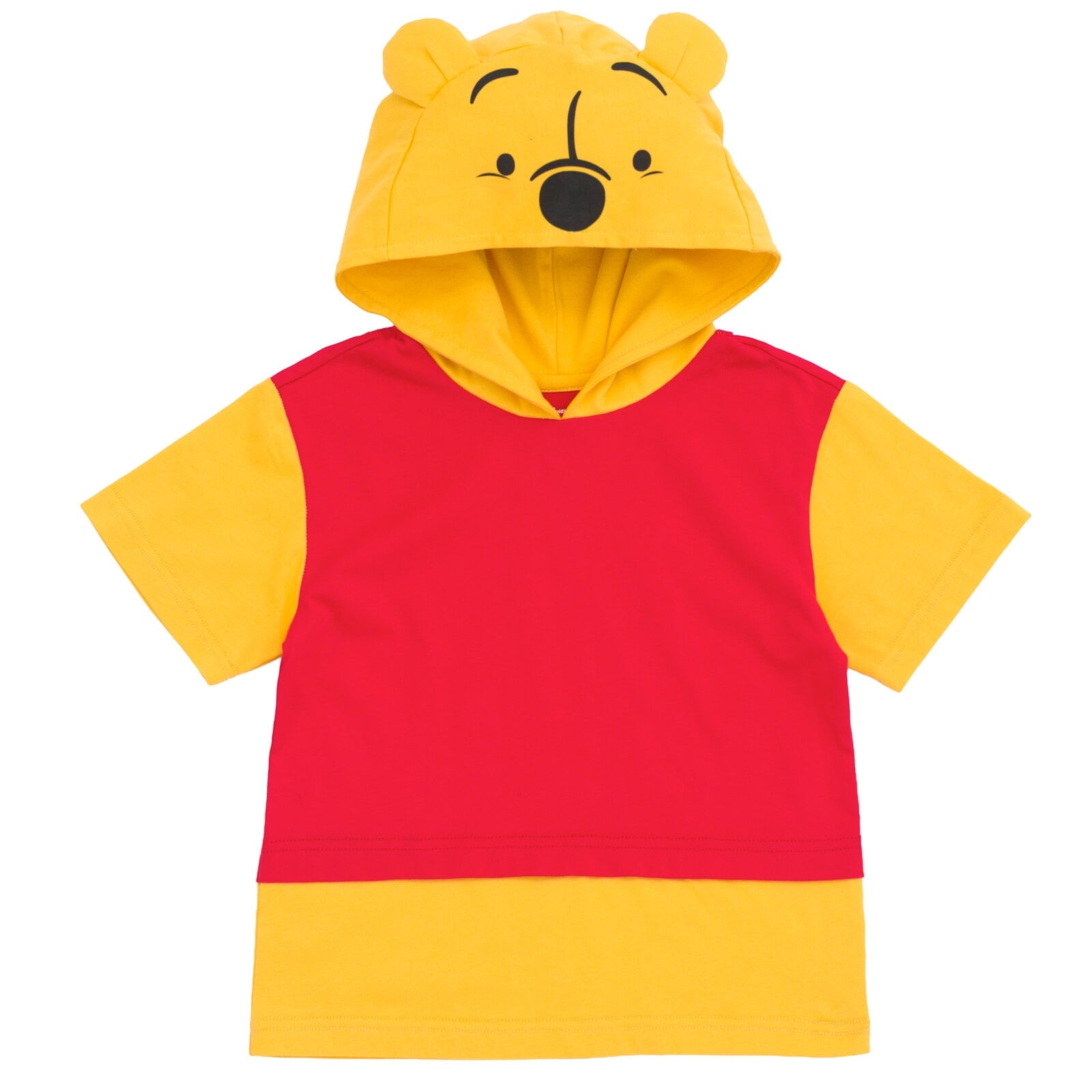 Disney Winnie the Pooh Little Boys' Cosplay Short Sleeve Hooded T-Shirt Eeyore Blue Grey