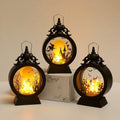 ESULOMP Flameless Candles Brown Halloween Decorations Haipeixinli