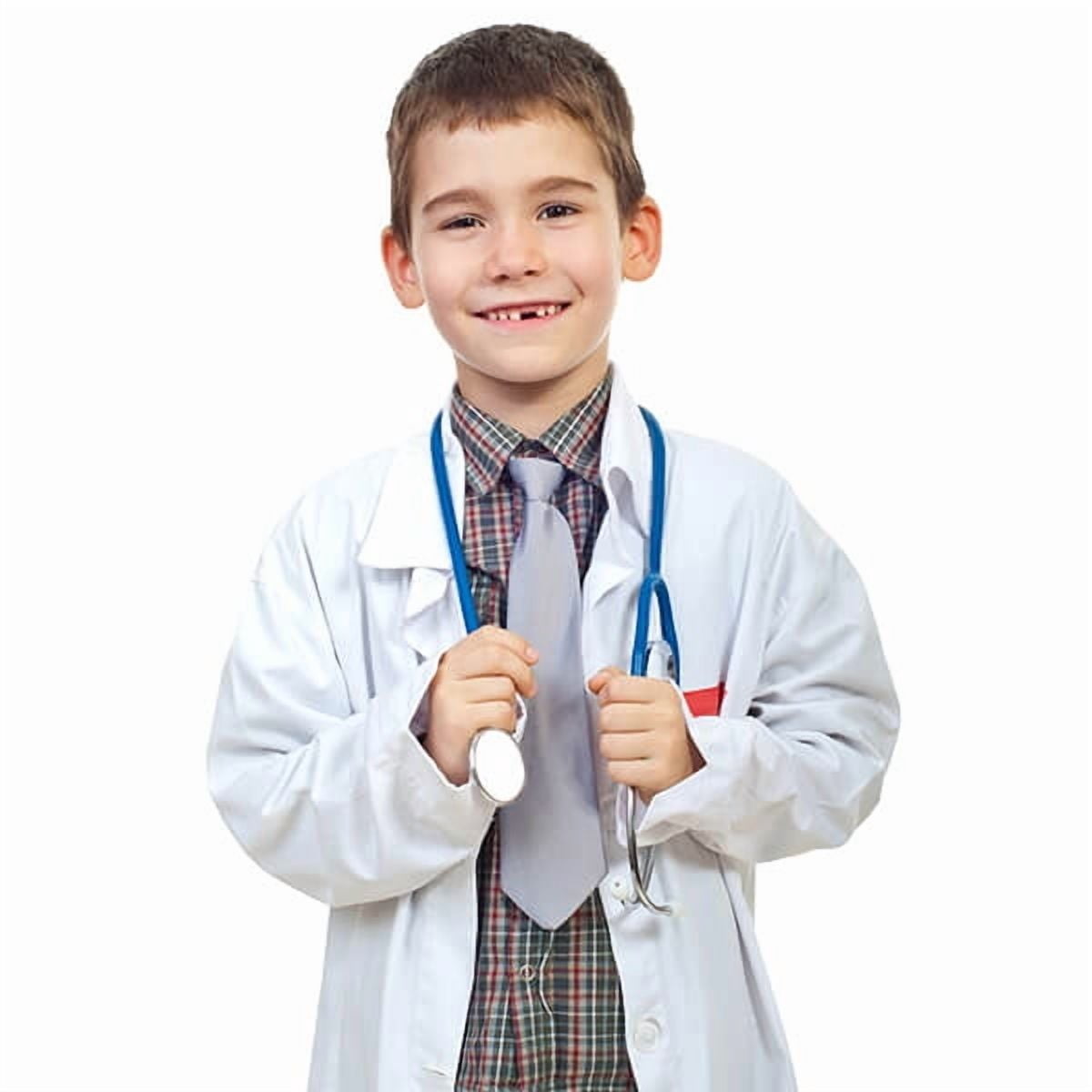 FREE SHIPPING NATURAL UNIFORMS CHILDRENS 3 POCKET LABCOAT