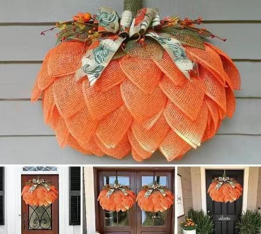 Fall Peony and Pumpkin Wreath for Front Door - Thanksgiving Wreath, Year Round Durable Farmhouse Wreath with Maple Leaves, Berries, Pinecones, and Pumpkins for Thanksgiving, Halloween, Home Decor