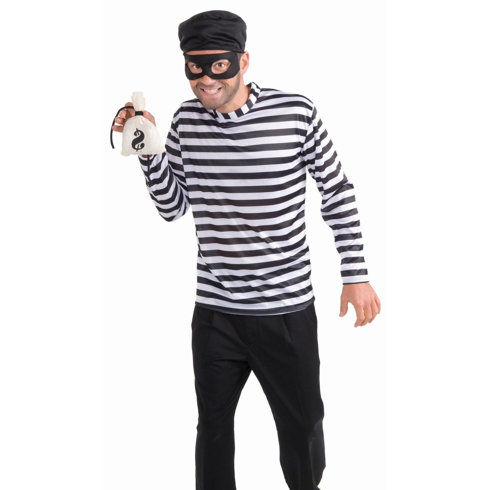 Forum Novelties Burglar Men's Halloween Fancy-Dress Costume for Adult, One Size