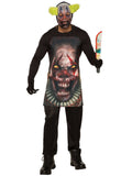 Mens Horror Clown Apron And Mask Costume