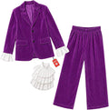 Fun Shack Mens 60s Purple Austin Powers Costume Adult Halloween Costumes Purple M