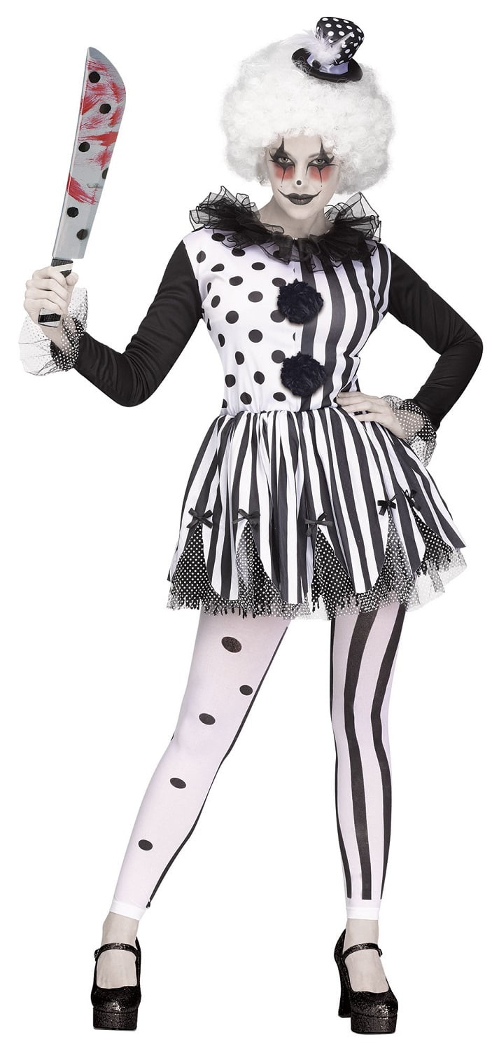 Fun World Women's Killer Clown Costume Large Black