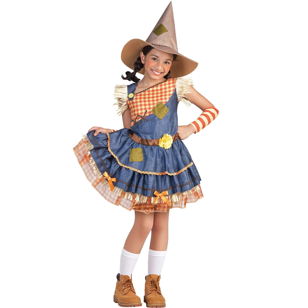 Scarecrow Sweetie Halloween Costume for Children, Girls' Size S (6/6x), by Way to Celebrate