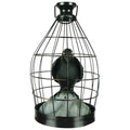 Gemmy Crow in Cage Light-Up Animated Halloween Decoration - 15 in
