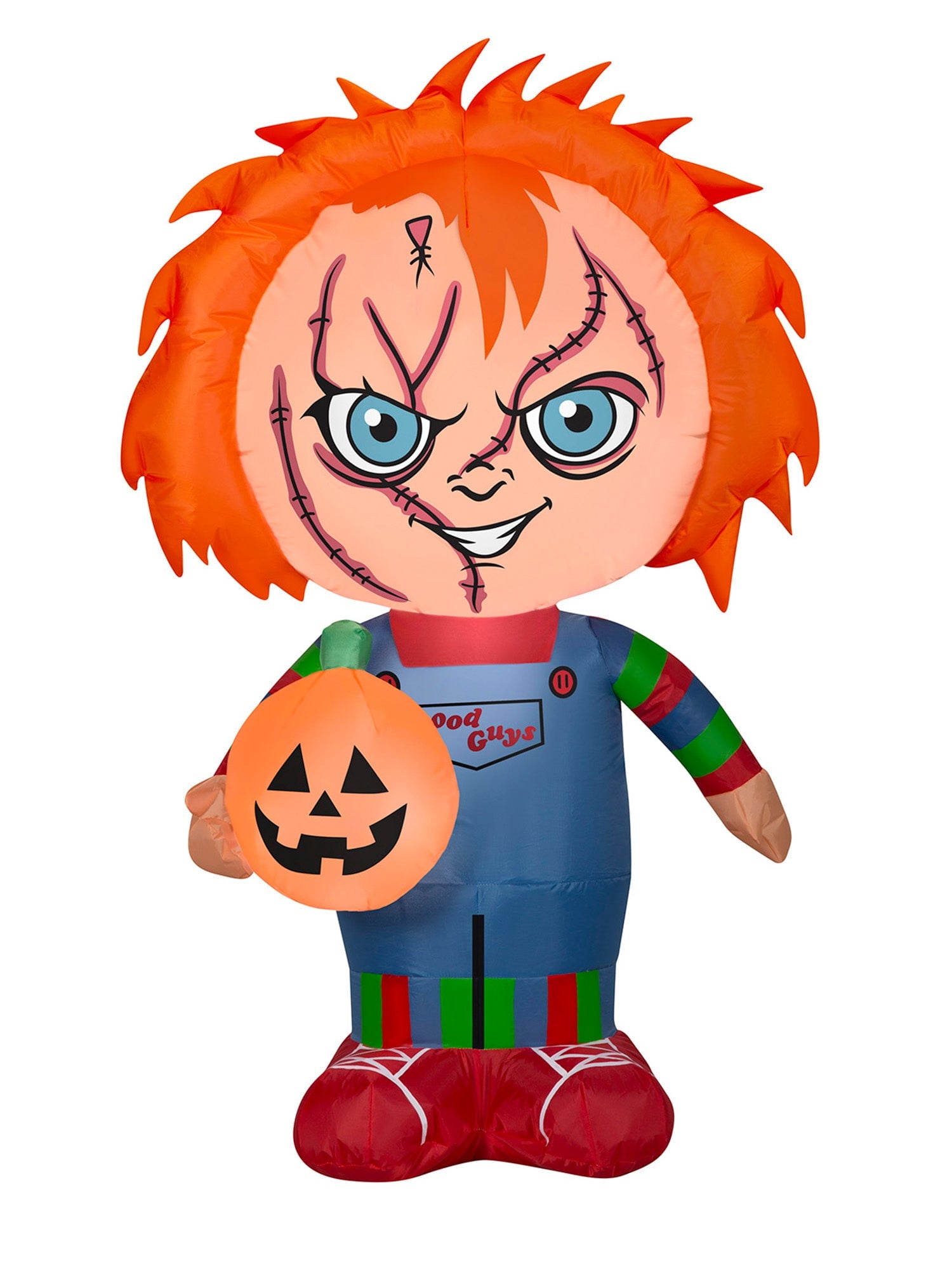 Gemmy Airblown Stylized Chucky SM Inflatable - Halloween - Red