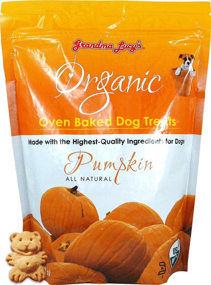 Grandma Lucy's Organic Pumpkin Oven Baked Dog Treats, 14-oz bag