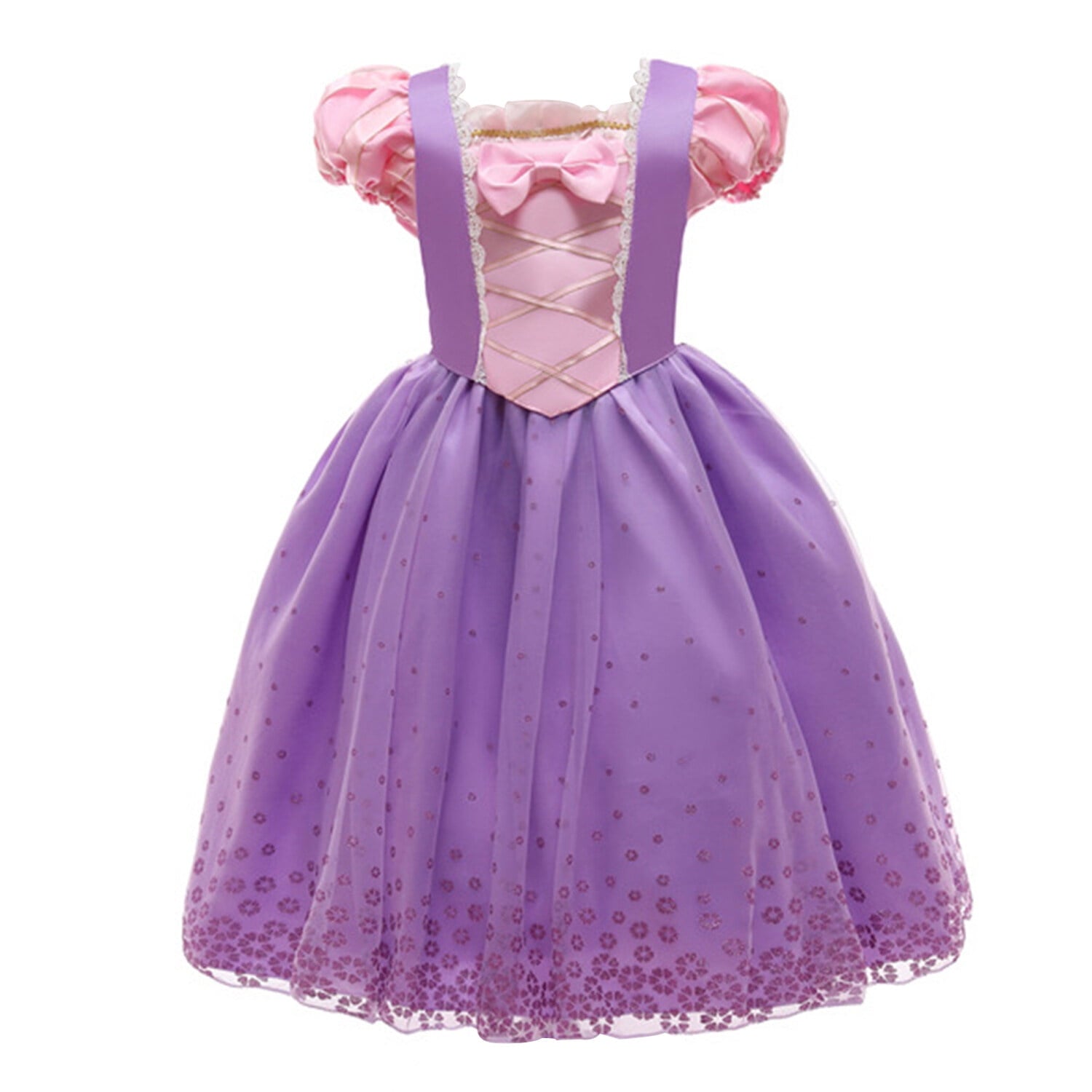 HAWEE Princess Dress up Birthday Party Fairy Yellow Costume for Toddler Girls