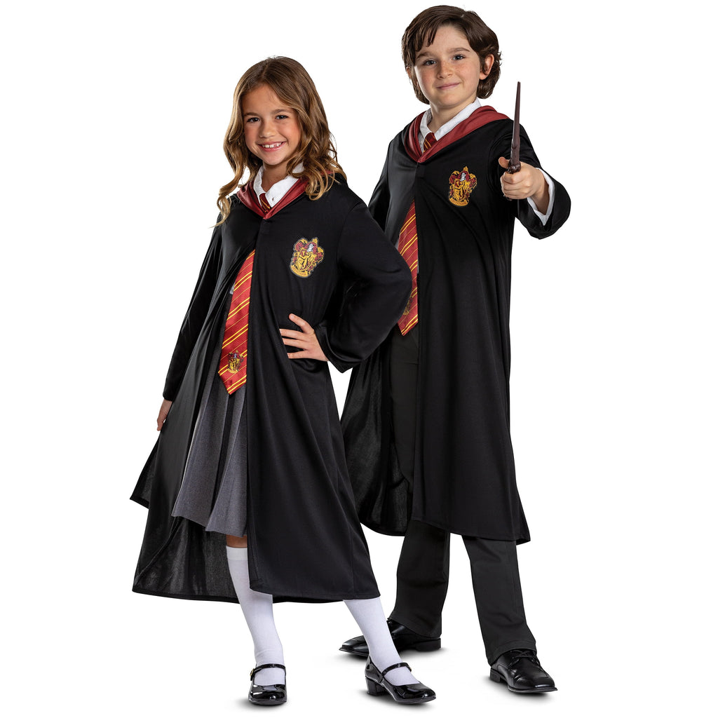 Warner Bros. Harry Potter Gryffindor Robe Halloween Costume for Children, Boys Size M (8), by Disguise