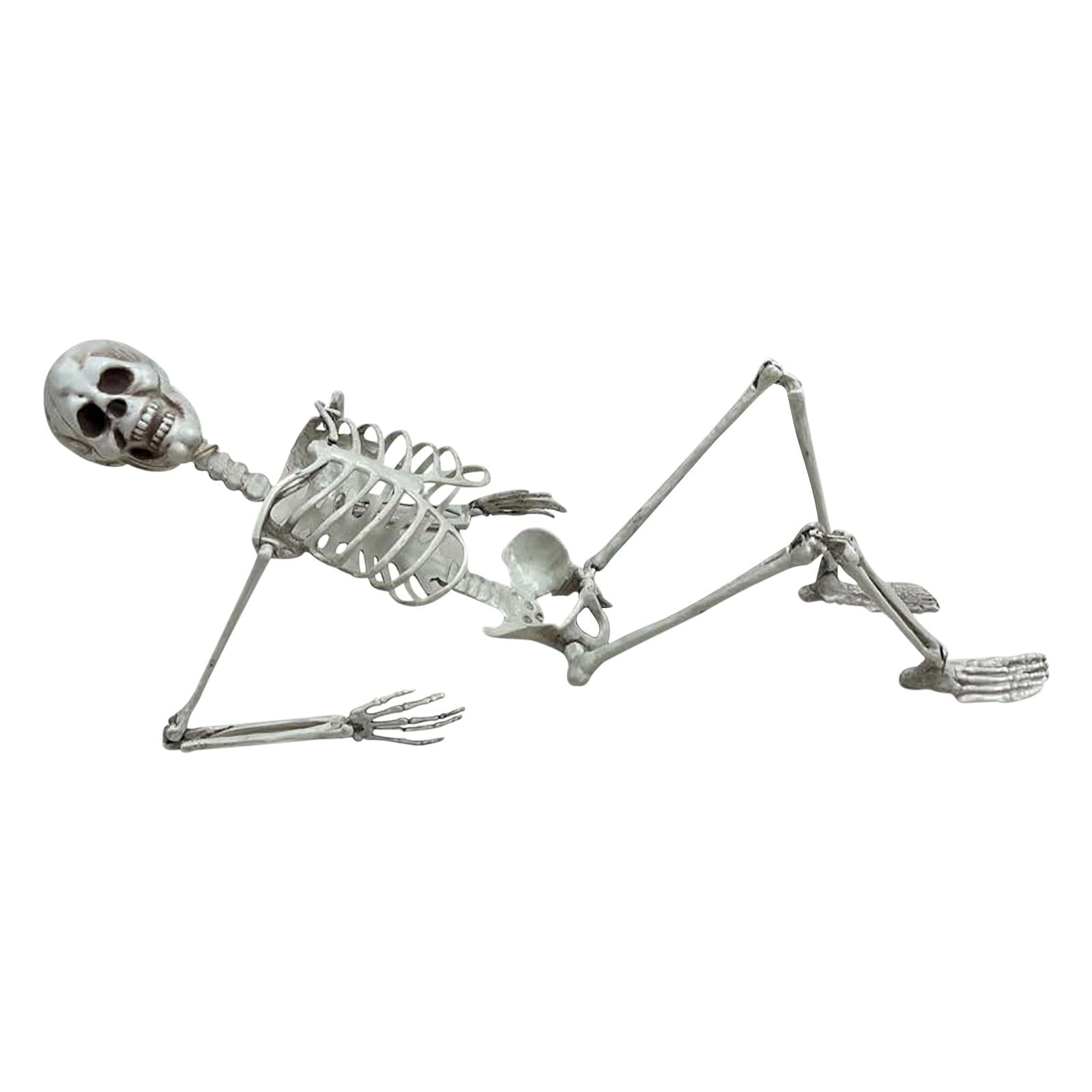 Halloween Skeleton Snake Prop Realistic Scary Serpent Decorative Ornament, Spooky Scene Setup Skeleton Decor Haunted House Party Prop, Home Shop Display Halloween Skeleton Holiday Ornament Gift