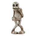 Holloyiver Halloween Mummy Statues, Scary Prop Mummy Stands and Walks Figurines, Realistic Mummy Halloween Decorations Indoor Resin Witch Table Decor