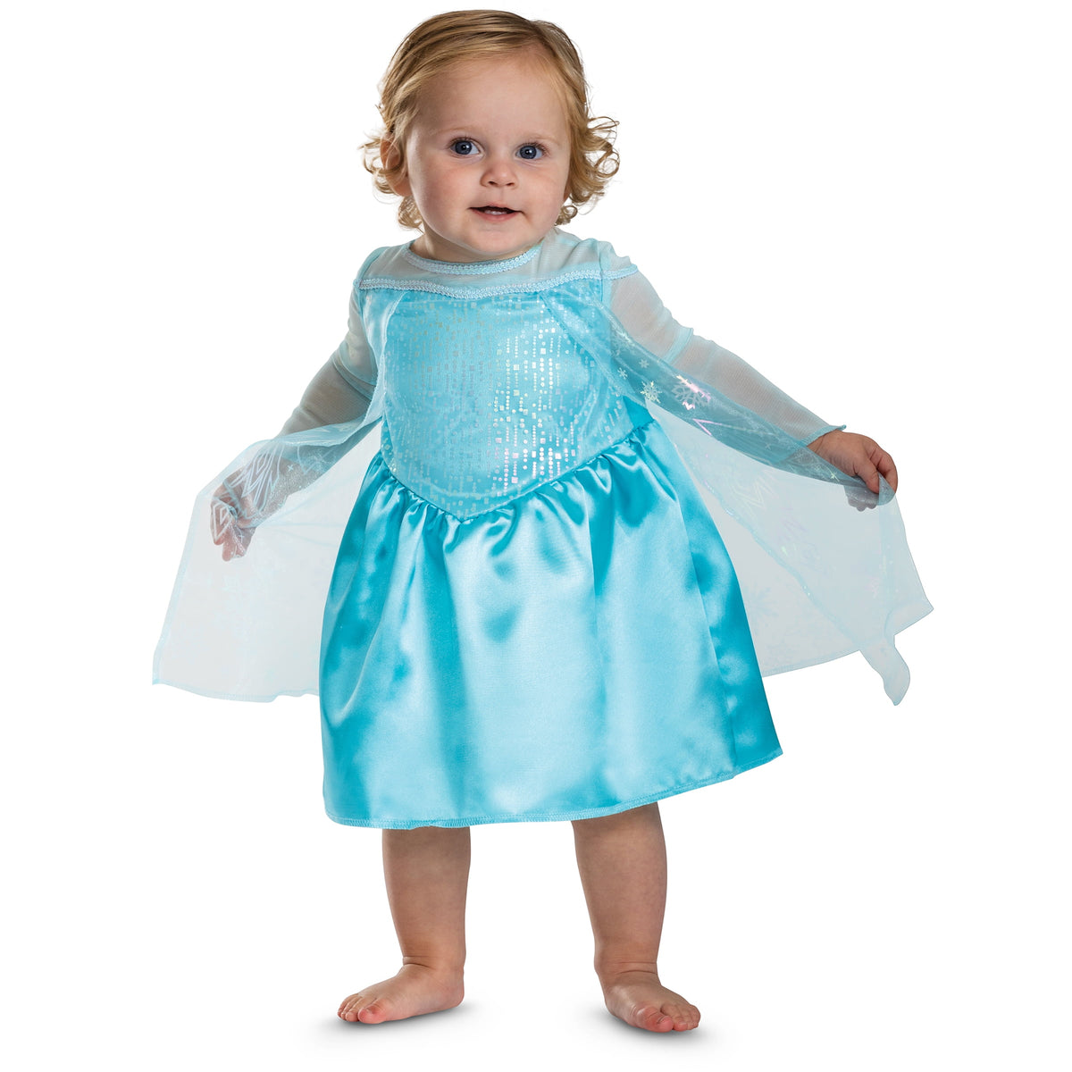 Disney Frozen Elsa Halloween Costume for Children, Toddlers Size 3T-4T, by Disguise