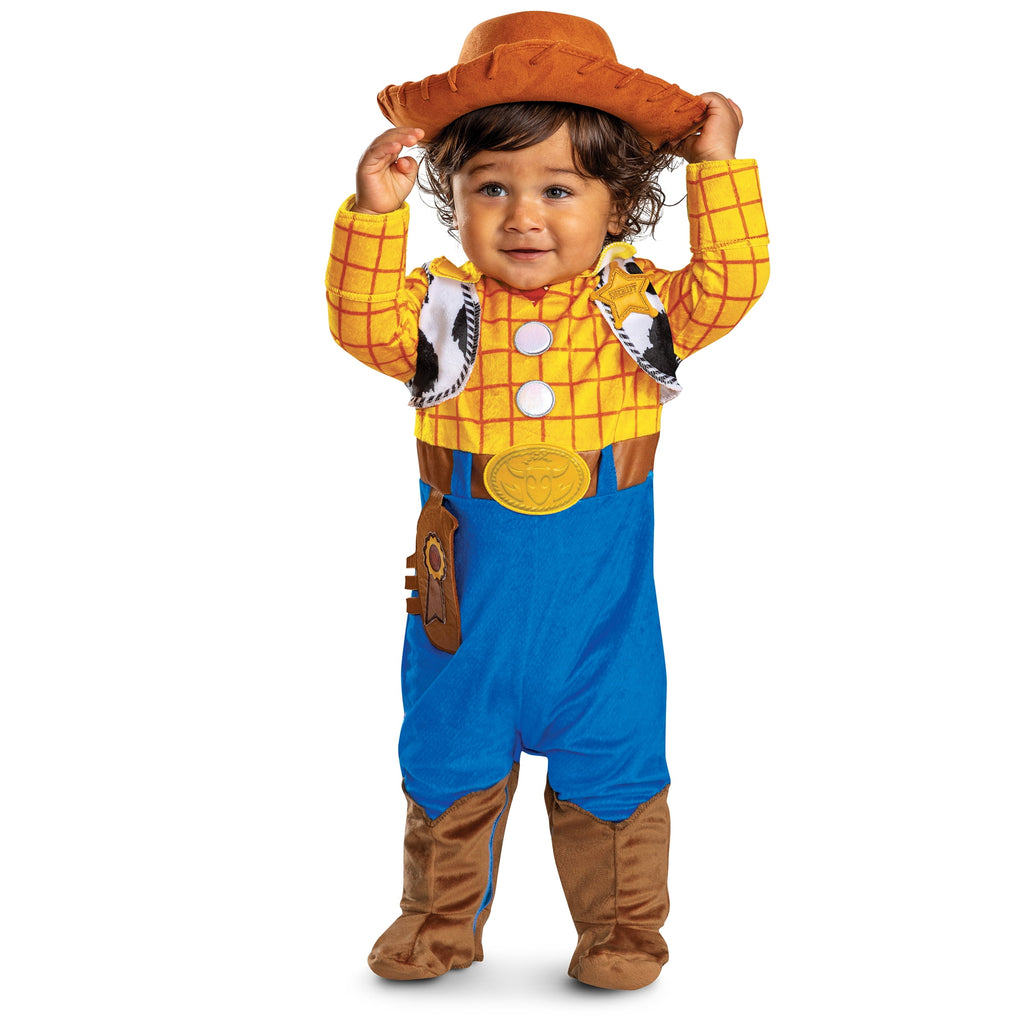 Disney Toy Story 5 Woody Halloween Costume for Children, Infants Size 6-12M, by Disguise