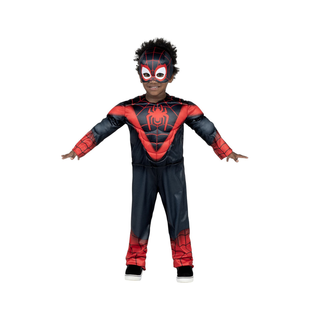 Marvel's Miles Morales Halloween Costume for Toddler, Size 3-4T, by Jazwares