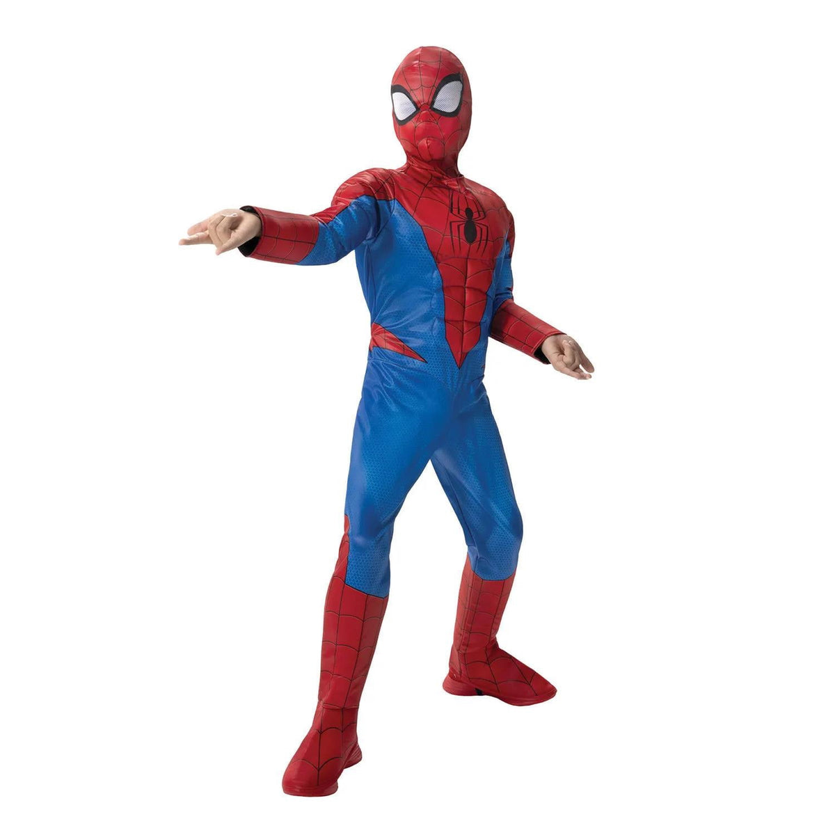 Boys' Marvel Avengers Spider-Man Qualux Costume by Jazwares - Size Large
