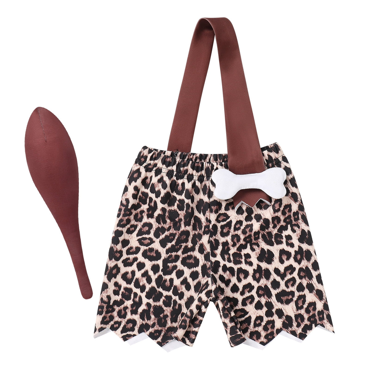 Kids Baby Bam Bam Costume Flintstone Costume Caveman Cavegirl Historical Stone Age Themed Birthday Outfit for Girls Boys Halloween Cosplay Dress Up Photo Shoot 2-3 Years Girl - Orange
