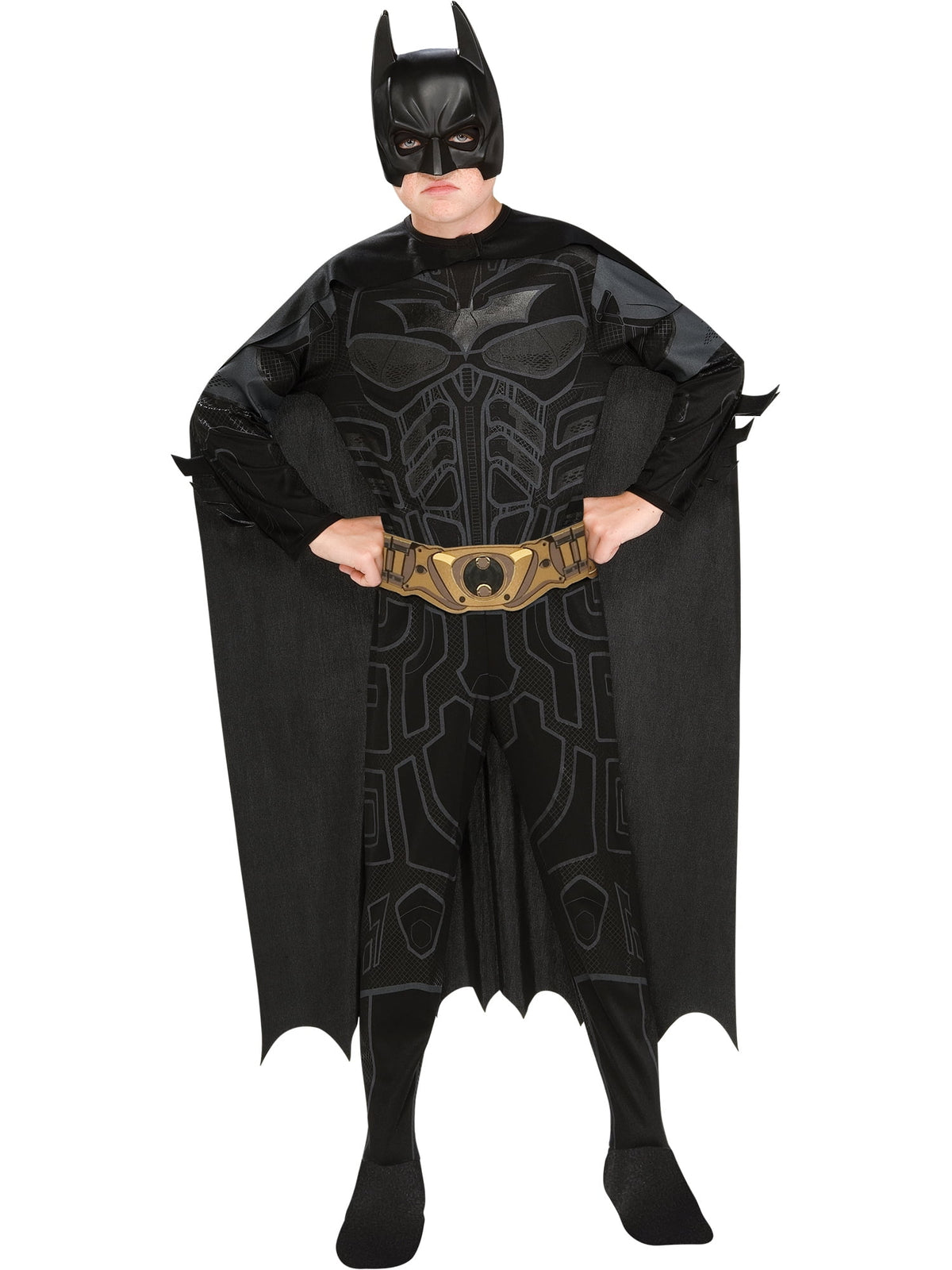 The Dark Knight Batman Costume for Kids by Rubies, Boys Medium