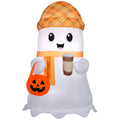 Coffee Ghost Airblown Yard Inflatable, Multicolor, 3.5', Halloween by Way To Celebrate