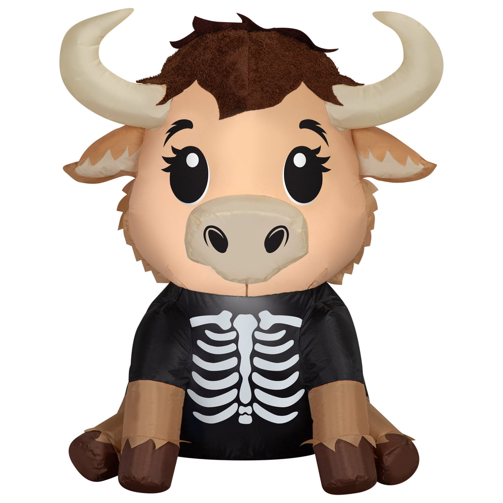 Highlander Cow Airblown Yard Inflatable, Multicolor, 3.5', Halloween by Way To Celebrate