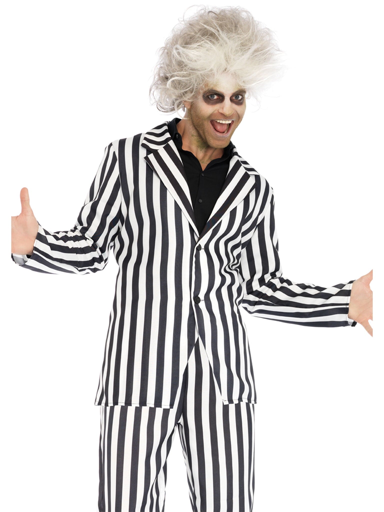 Leg Avenue Beetle Boss Fancy-Dress Costumes for Men with Striped Jacket and Pants, Adult L 42-44