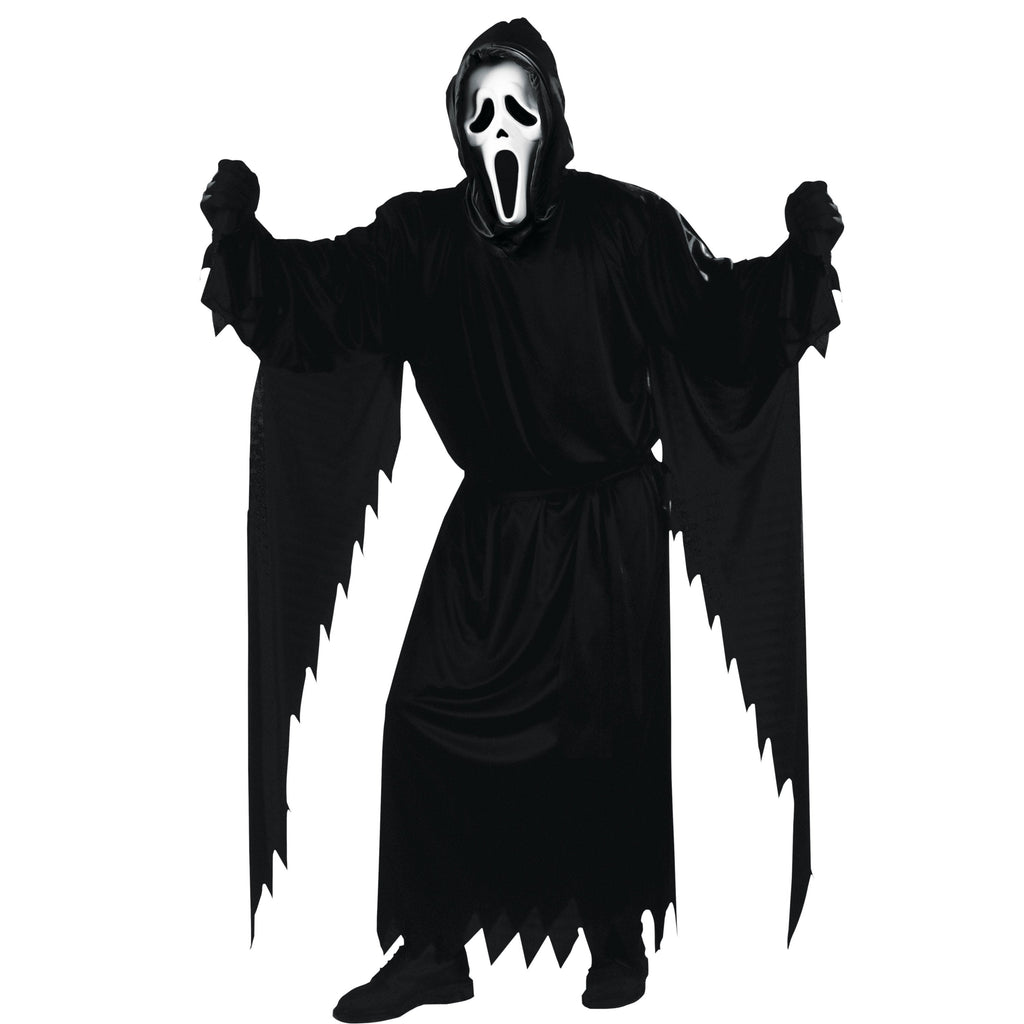 Scream Ghostface 3pc Halloween Costume for Adults, Men's Size M-XL (32-42), by Fun World