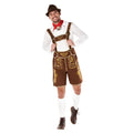Traditional Lederhosen Halloween Costume for Adults, Men's Size M (32/34), by Way to Celebrate
