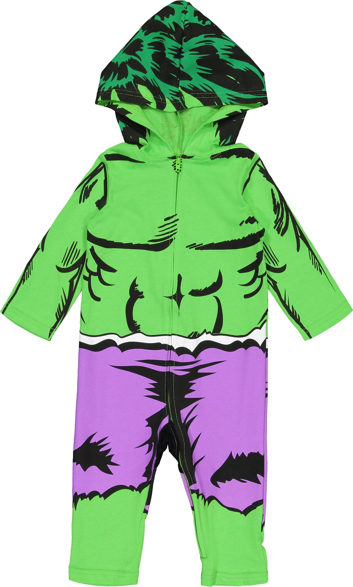 Marvel Avengers Toddler Boy or Girl Cosplay Hooded One Piece Thor Grey
