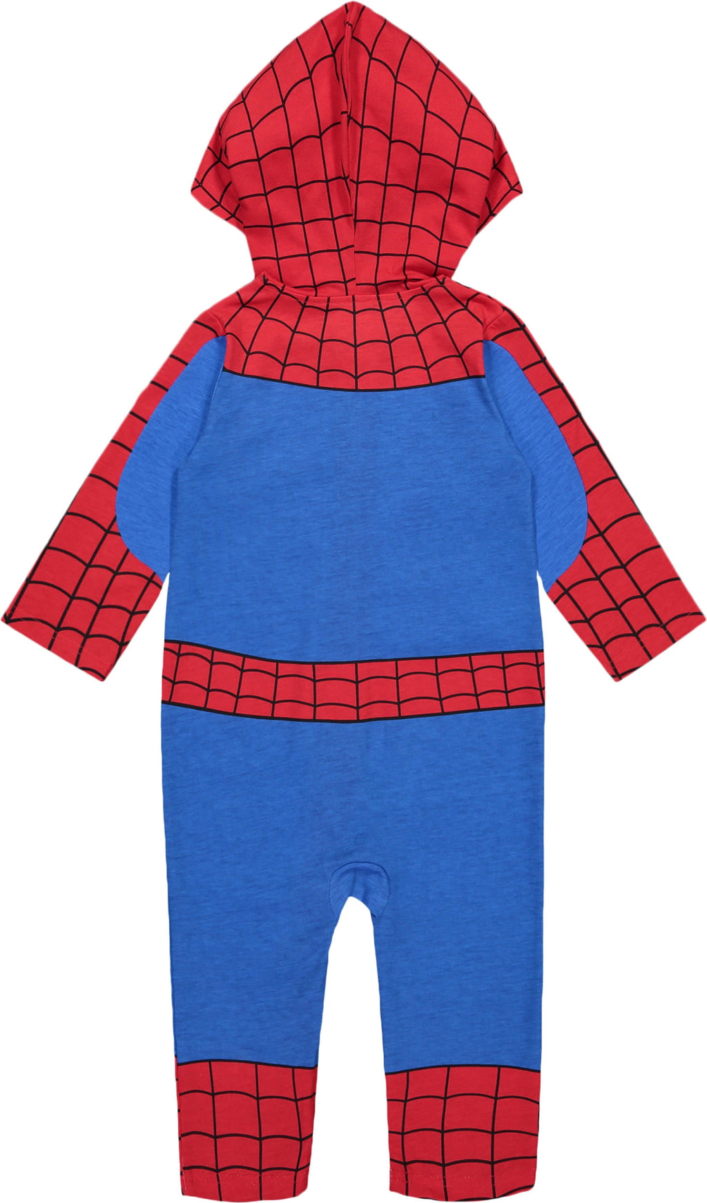 Marvel Avengers Spiderman Baby Boys' Zip-Up Hooded Costume Coverall (18M)