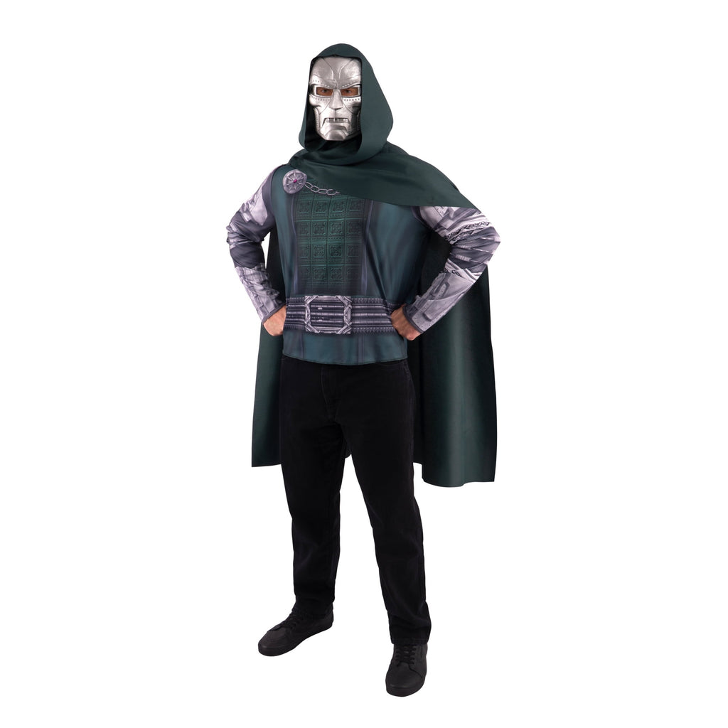Marvel Dr.Doom Halloween Costume for Adults, Men's Size Small / Medium (28-34), by Jazwares