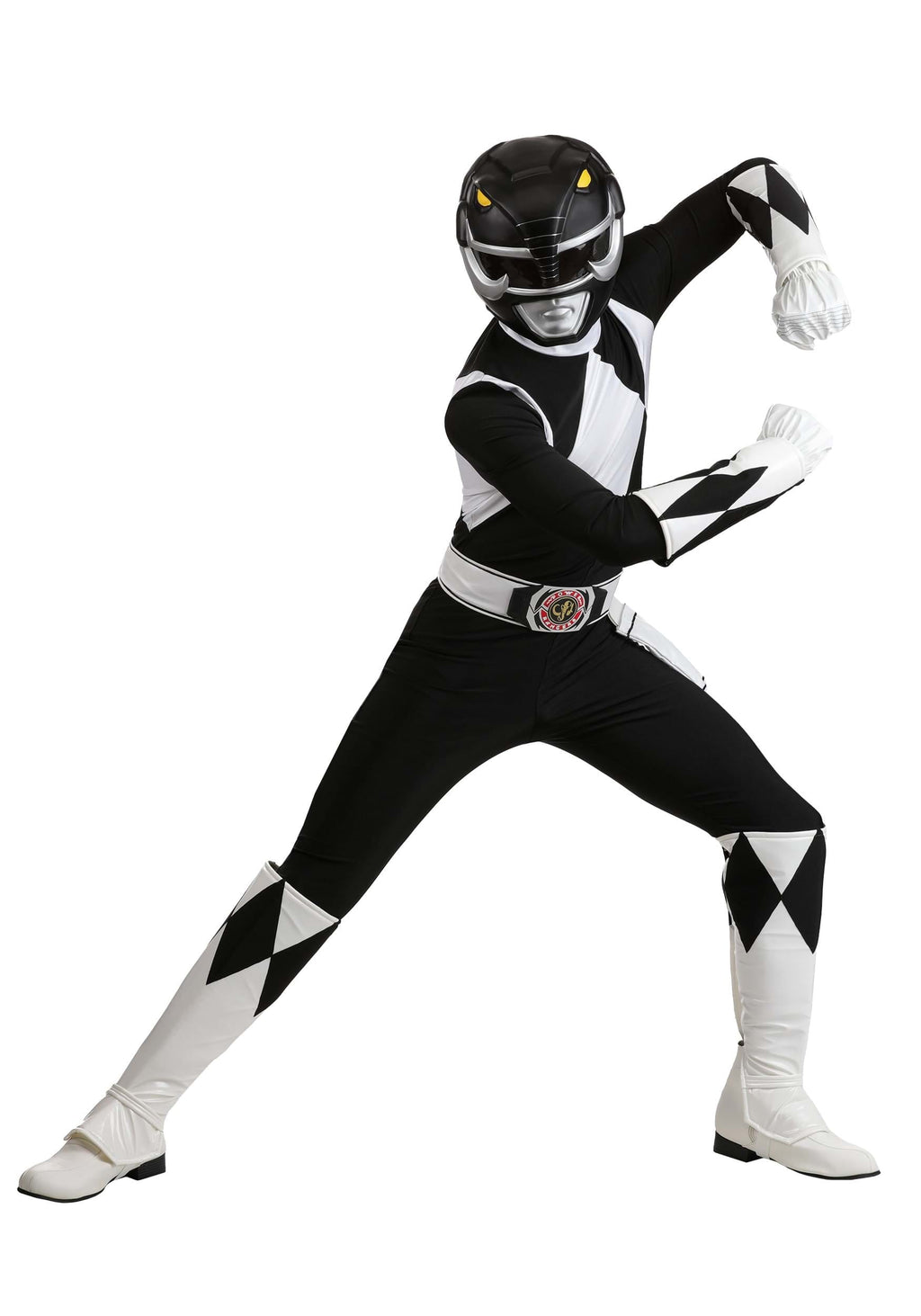 Men's Authentic Power Rangers Black Ranger Costume