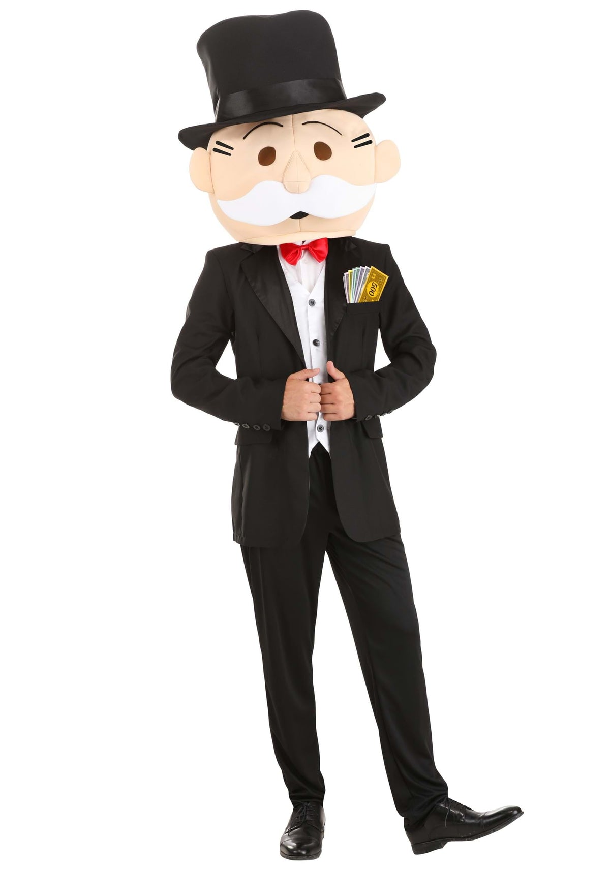 FUN Costumes Mr. Monopoly Fancy-Dress Costume for Men with Snazzy Suit Jacket, Adult Size M