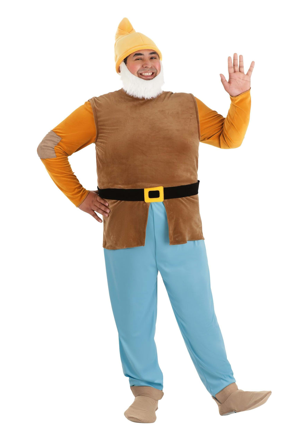 Men's Plus Size Disney Snow White Happy Dwarf Costume