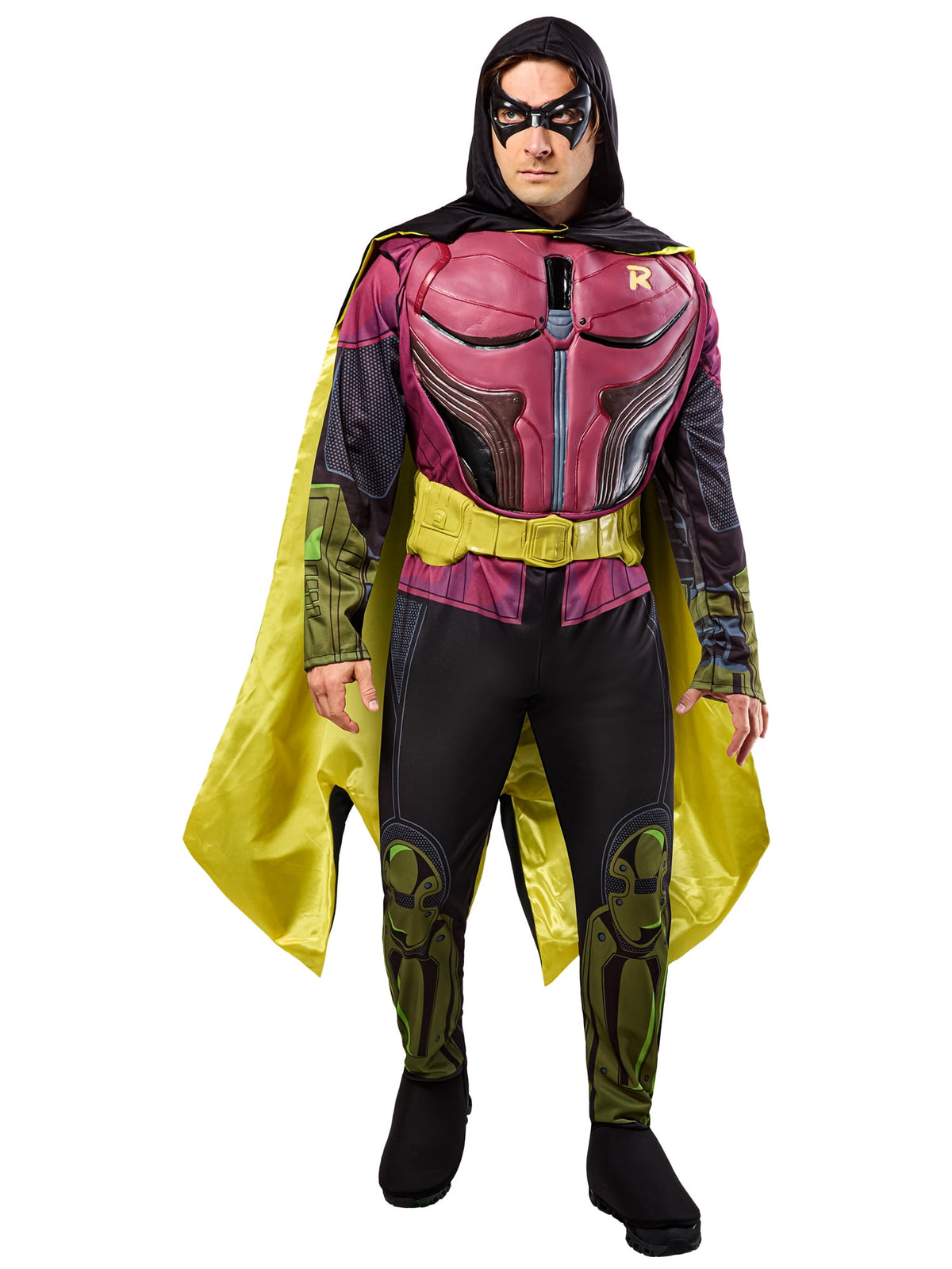 Mens Arkham Robin Muscle Chest Costume