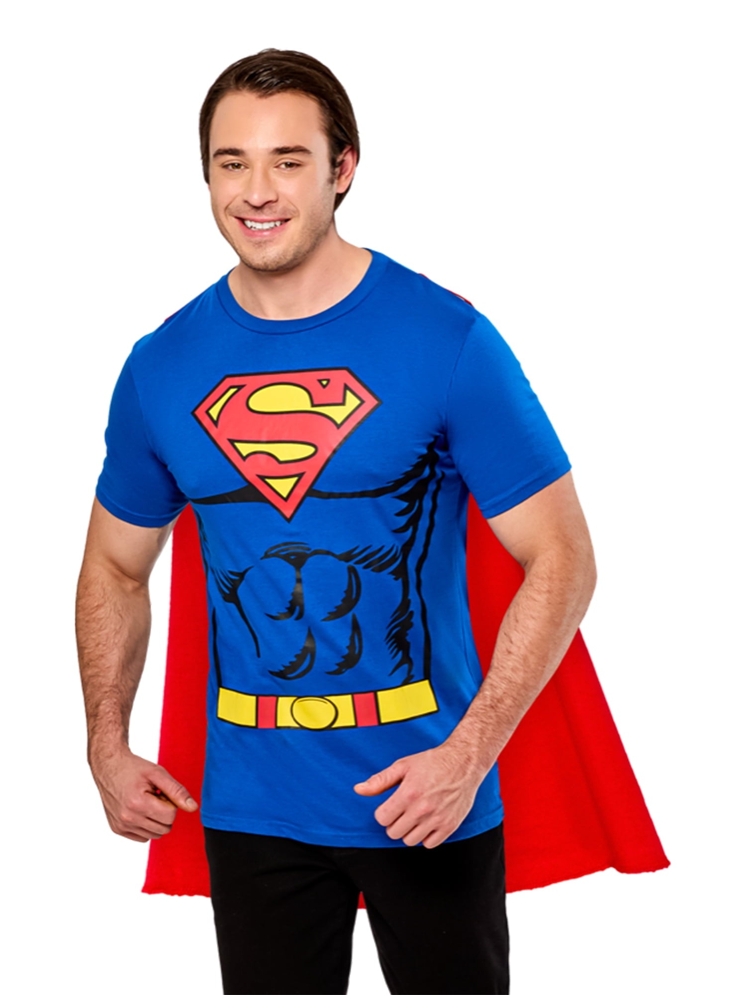 DC Comics Superman T-Shirt Costume for Adults by Rubies, Men's XL