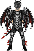 Morph Dragon Jumpsuit Black Red Costume Boys Halloween Costume For Boy Black Large