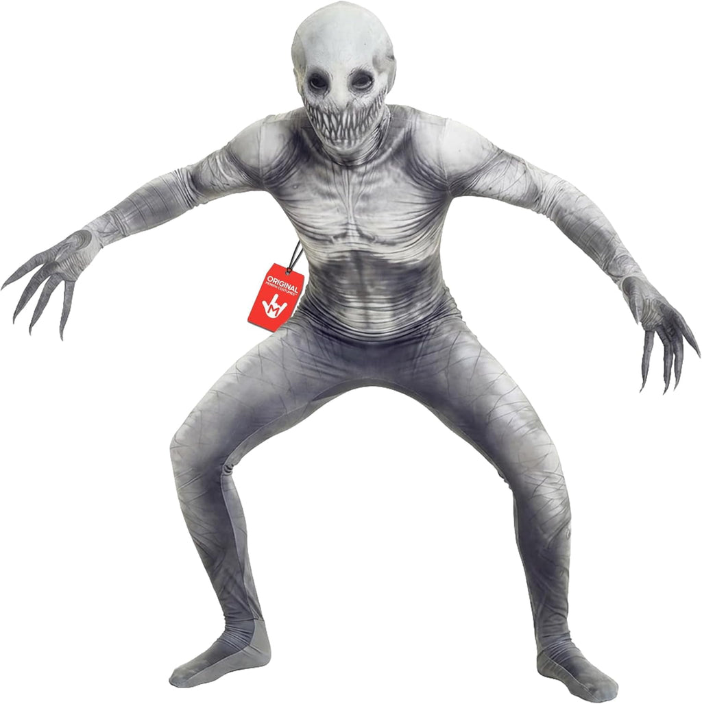 Morphsuits Kids the Rake Morphsuit Boys Girls Creepepasta Halloween Costume Halloween Gray M