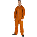 Orange Prisoner Jumpsuit for Adult Men Halloween Party Costume, Jail Inmate Convict Cosplay, Size L Large