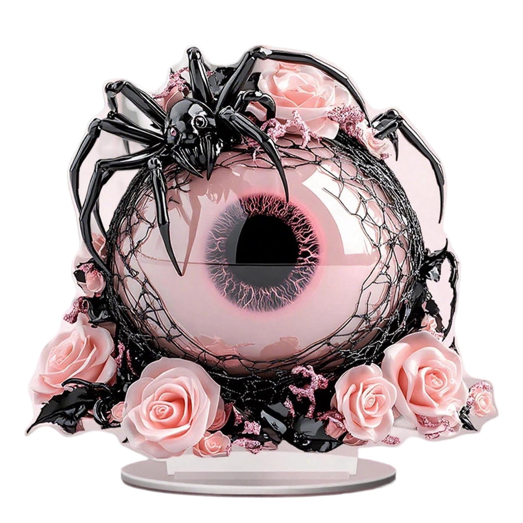 PEIBang Halloween Witch 2D Acrylic Decor,Halloween Tabletop Centerpiece for Living Room Home Party Decorations