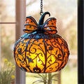 PPLoney Halloween Pumpkin Lantern Pendant - Durable Acrylic Decoration for Spooky Home Ambiance, Perfect for Halloween Parties and Outdoor Displays, Easy to Hang on Doors, Walls, or Trees