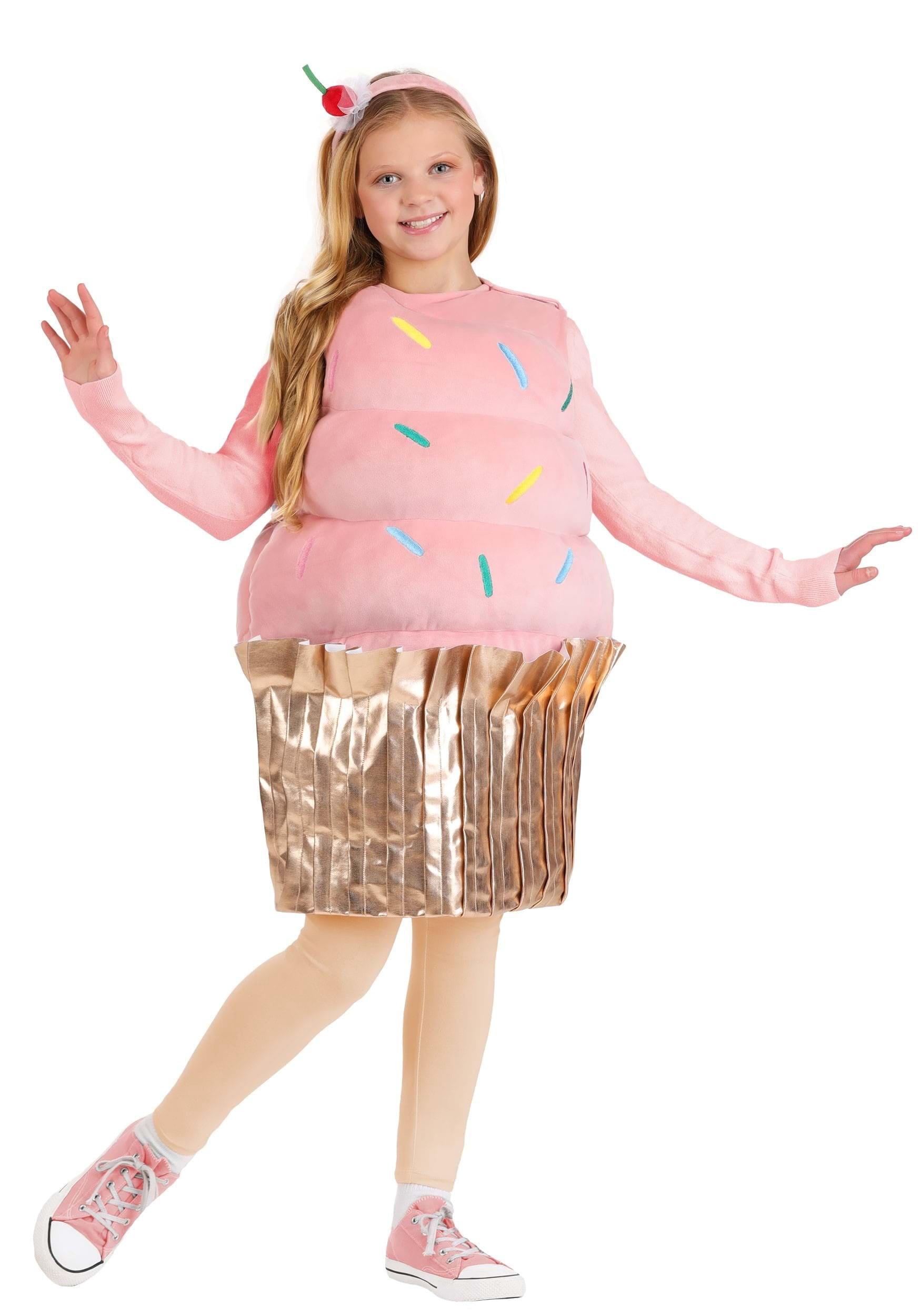 Pink Cupcake Costume for Girls